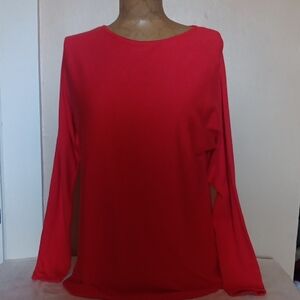 ♥️Michael Kors Red Long Sleeve Top